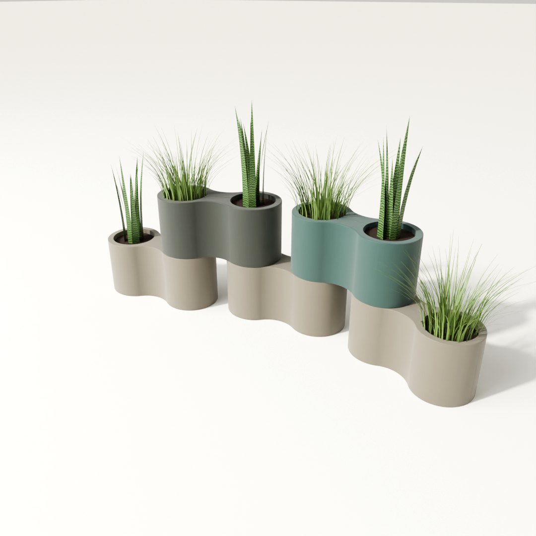 Flowik Ever∞green: muro de jardineras